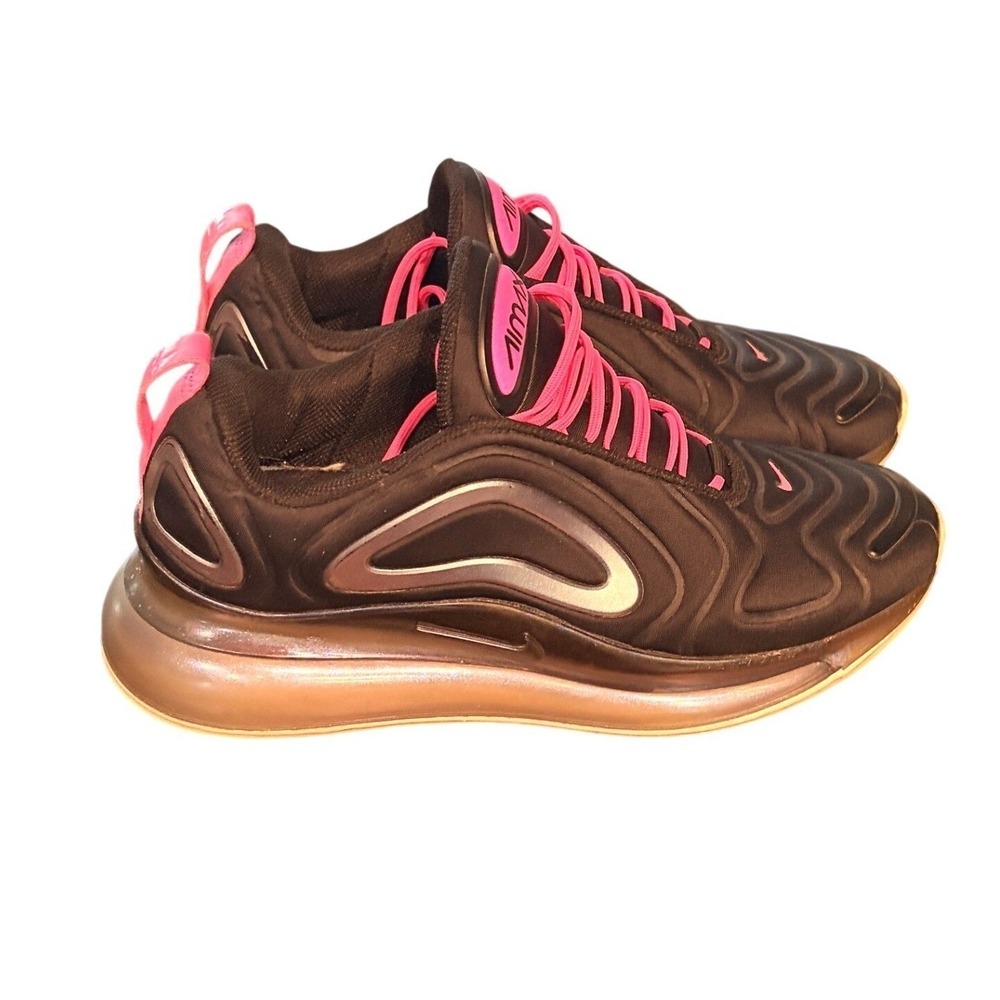 Nike Air Max 720 Black Hyper Pink Womens Sneakers CD2047-001 Size 7